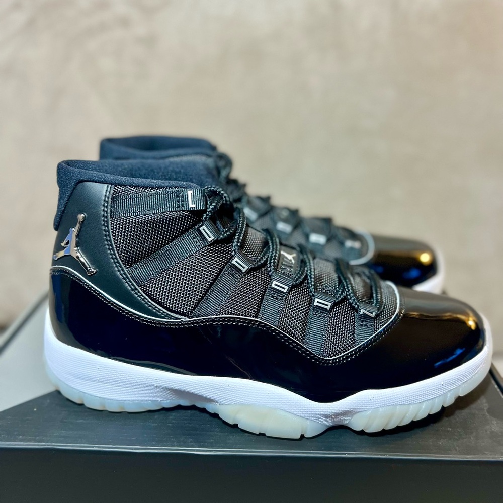 NWB Men's Air Jordan 11 Retro Black Sneakers